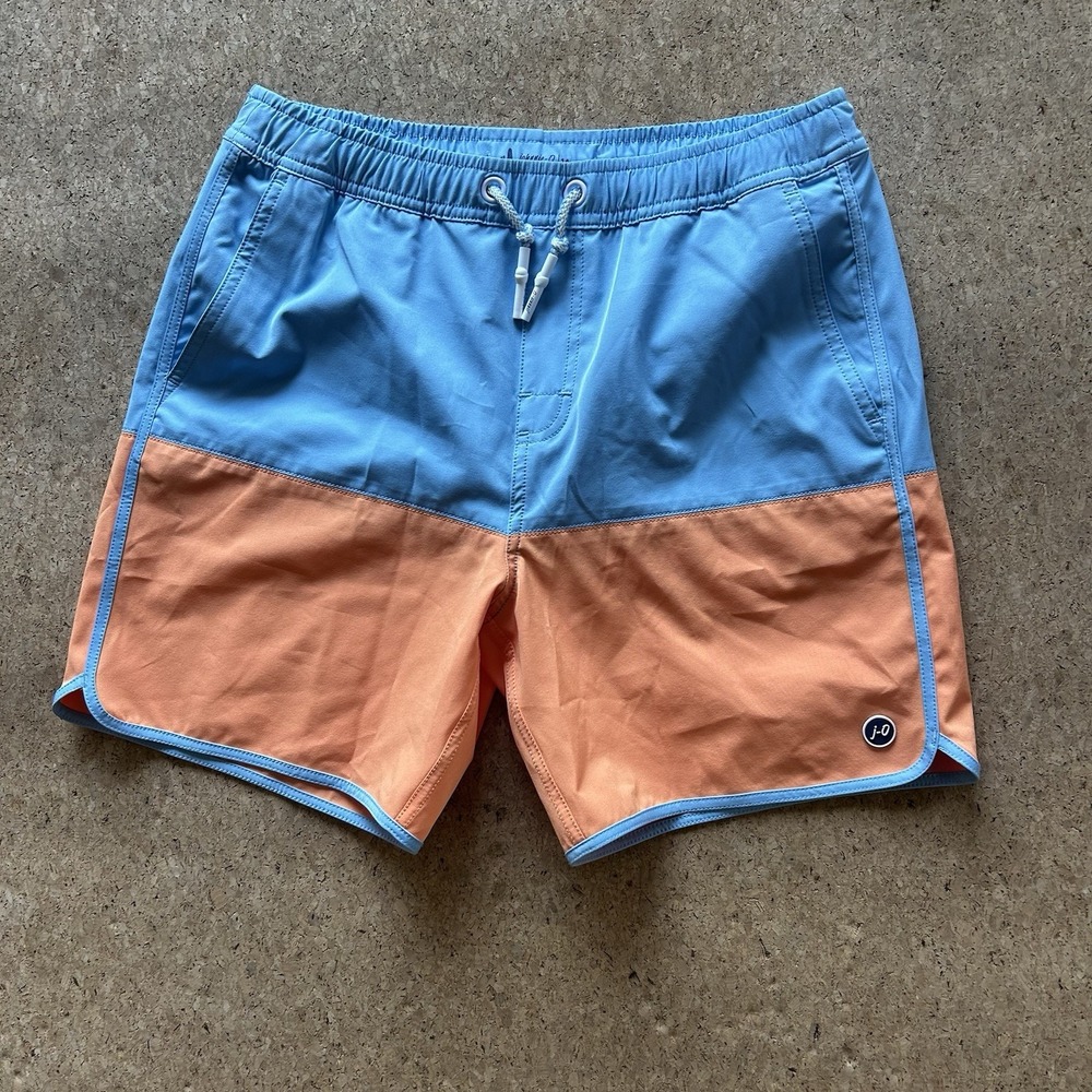 Johnnie-O Boys Swim Trunks Color Lake Style Tully Mesh Liner Sz 14
